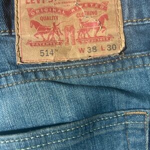 Levi's Classic Blue Slim Straight Jeans